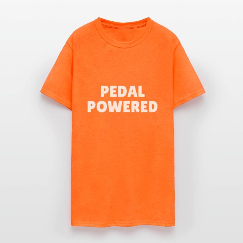 Pedal Powered, cool cycling slogan
