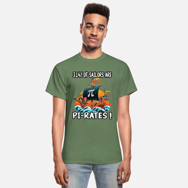 Pi Day 3.14 Pirate Style Math Symbol Fun Design