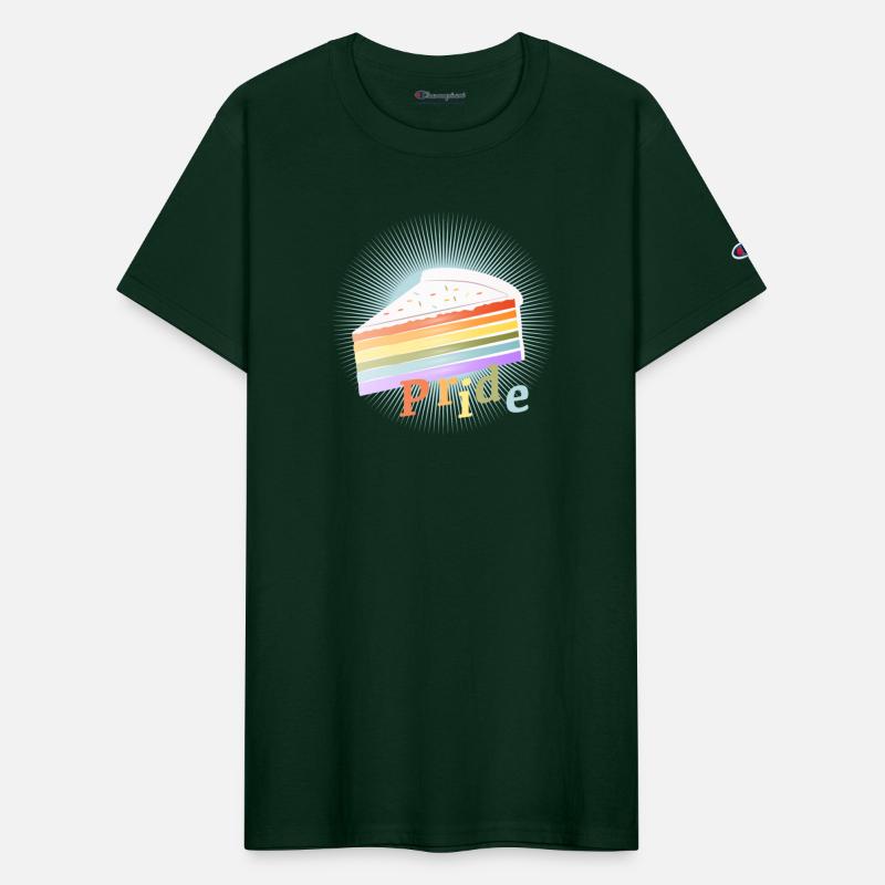 Piece of rainbow cake in delicate pastel colors