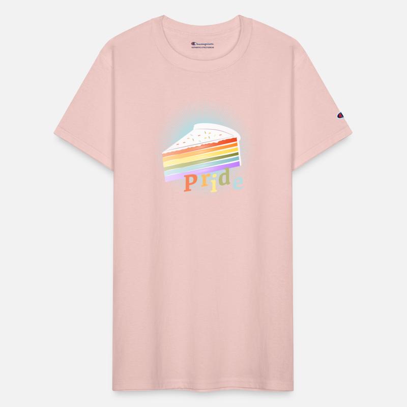 Piece of rainbow cake in delicate pastel colors
