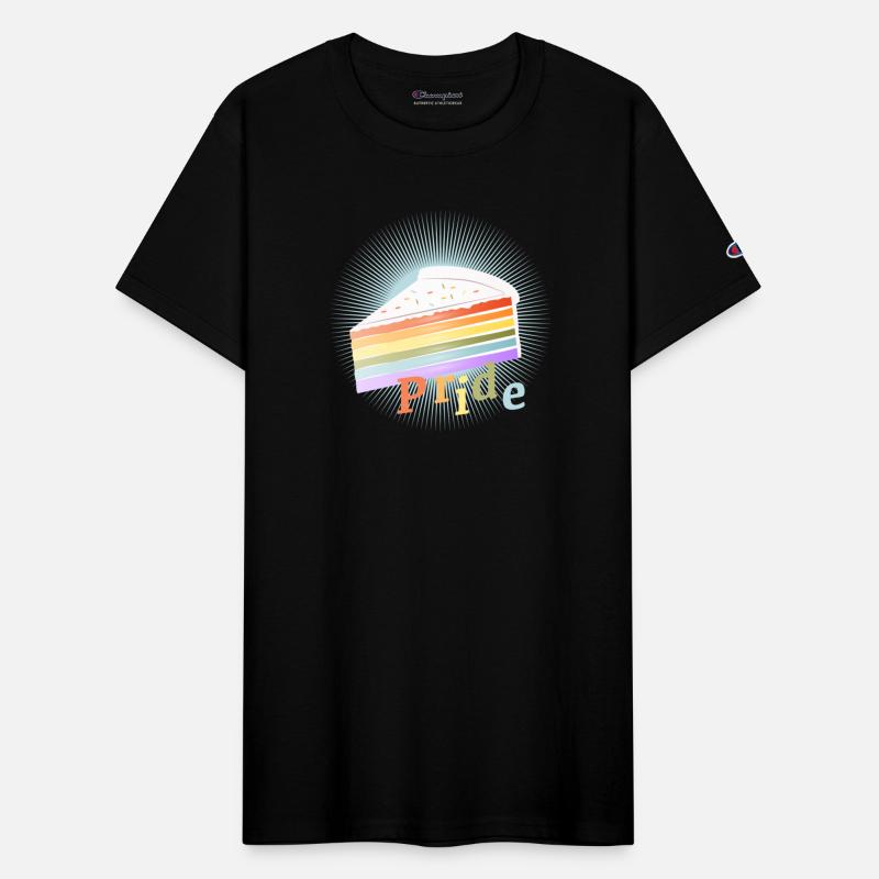 Piece of rainbow cake in delicate pastel colors