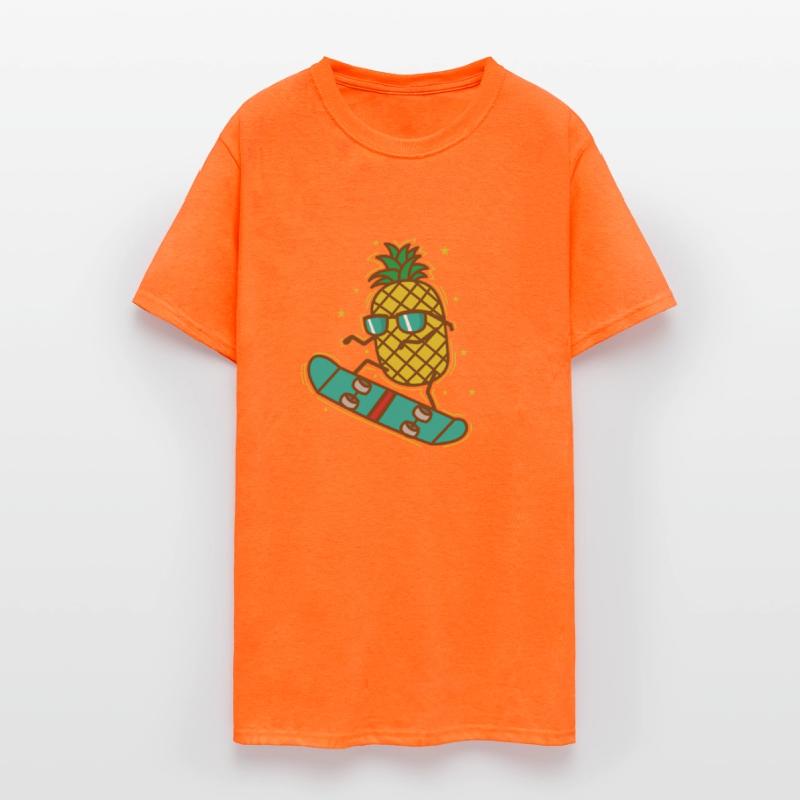 Pineapple rides Skateboard sweet Fruit