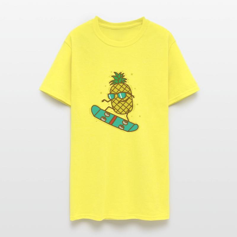 Pineapple rides Skateboard sweet Fruit