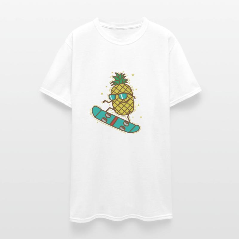 Pineapple rides Skateboard sweet Fruit