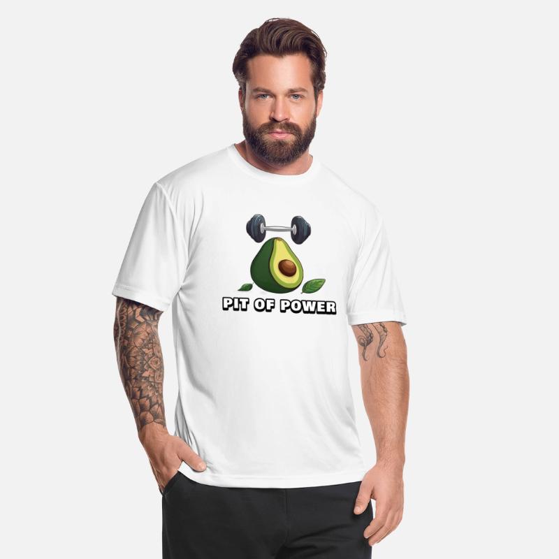 Pit of Power Avocado Gym TShirt