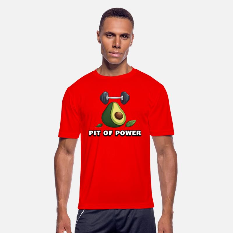 Pit of Power Avocado Gym TShirt
