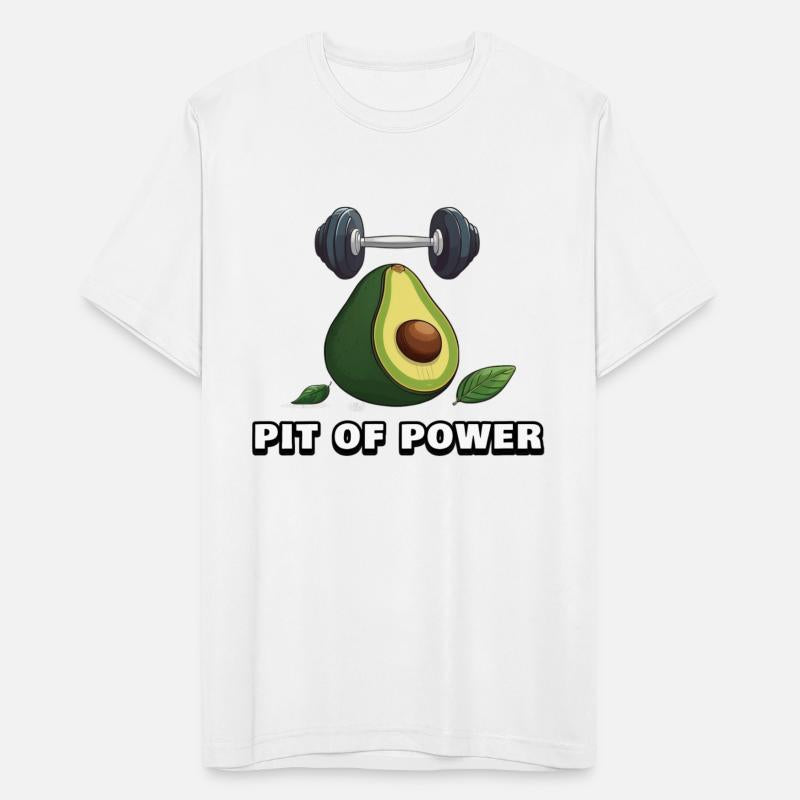Pit of Power Avocado Gym TShirt