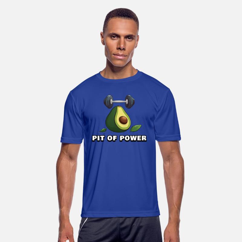 Pit of Power Avocado Gym TShirt
