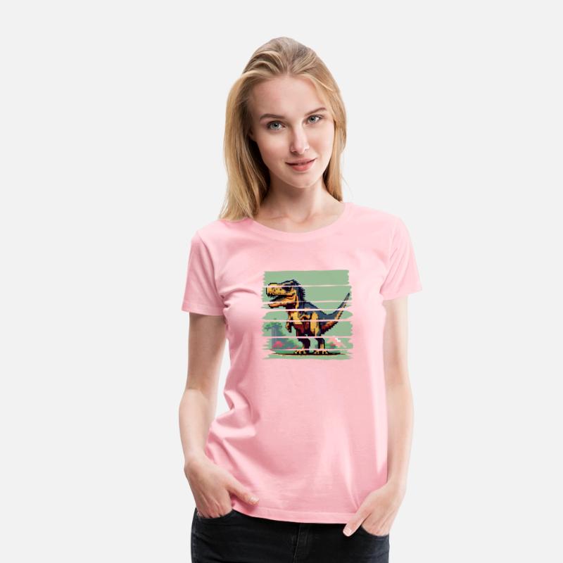 Pixel 8-bit Dinosaur
