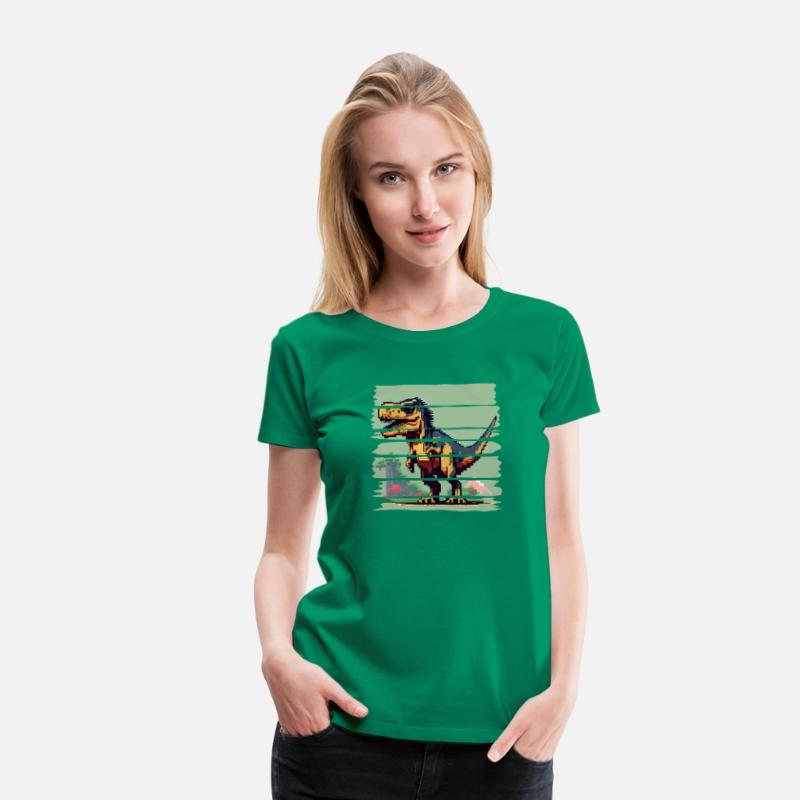 Pixel 8-bit Dinosaur