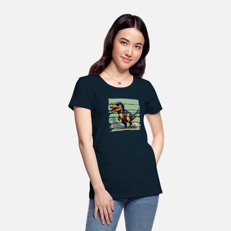 Pixel 8-bit Dinosaur