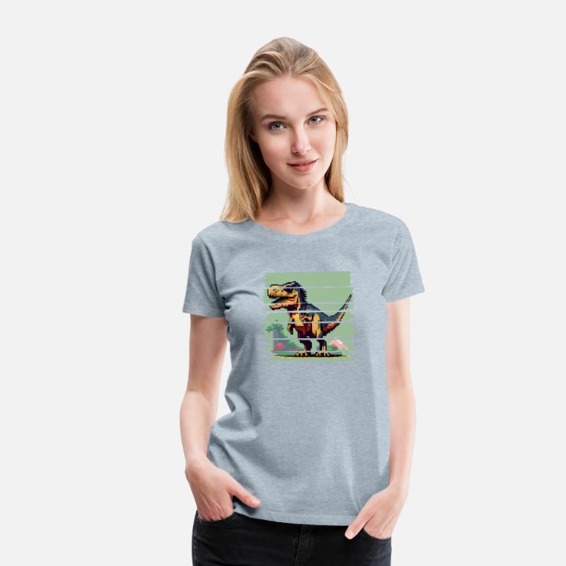 Pixel 8-bit Dinosaur