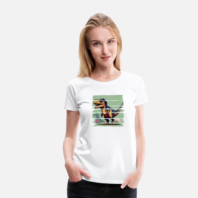 Pixel 8-bit Dinosaur
