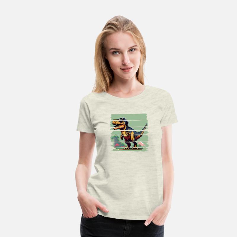 Pixel 8-bit Dinosaur