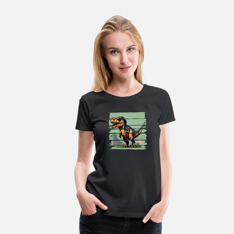 Pixel 8-bit Dinosaur