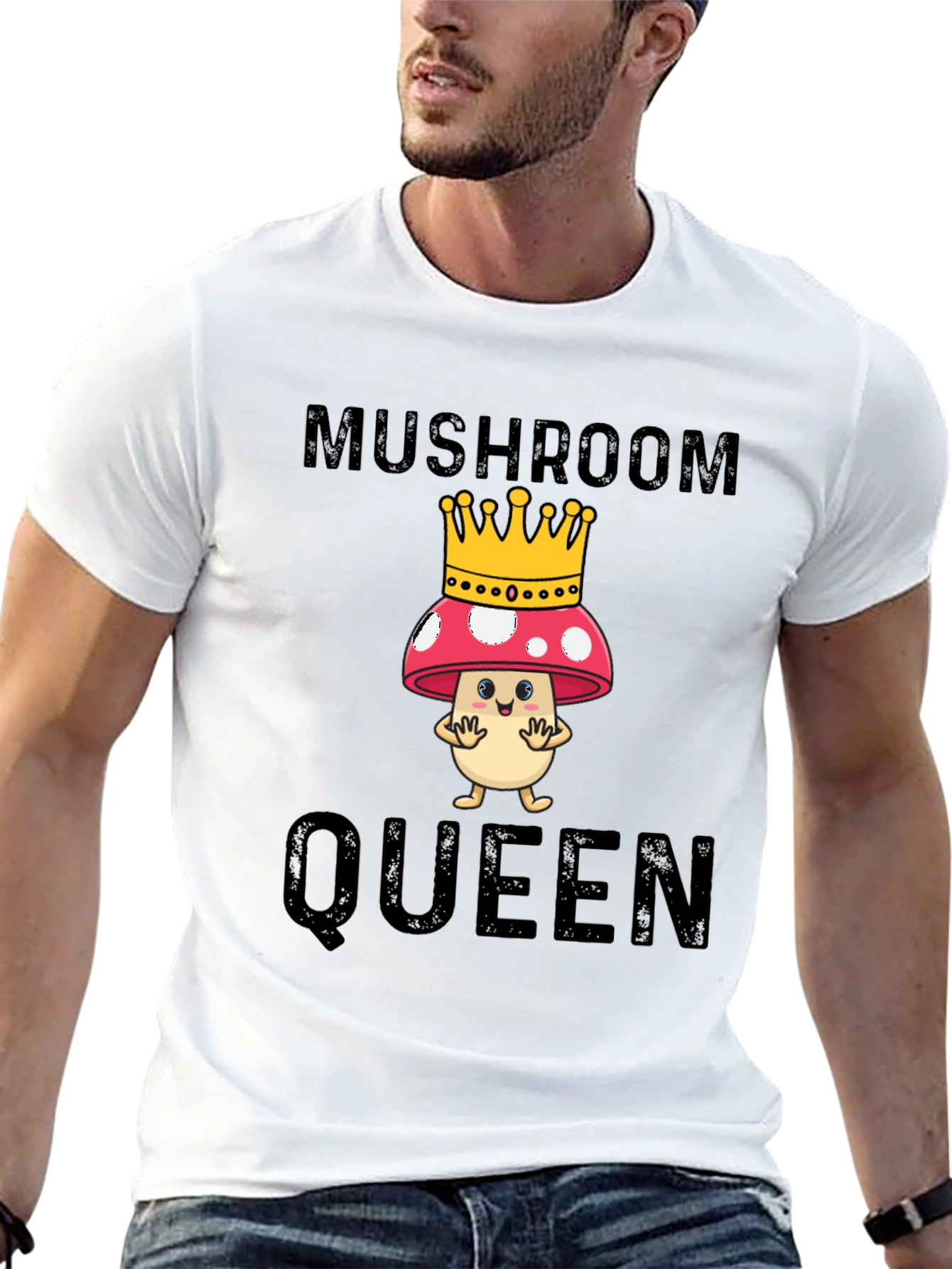 Mushroom Queen T-Shirt - Cute Graphic Tee