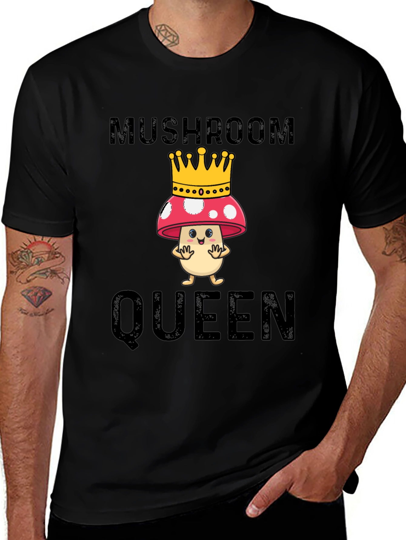 Mushroom Queen T-Shirt - Cute Graphic Tee