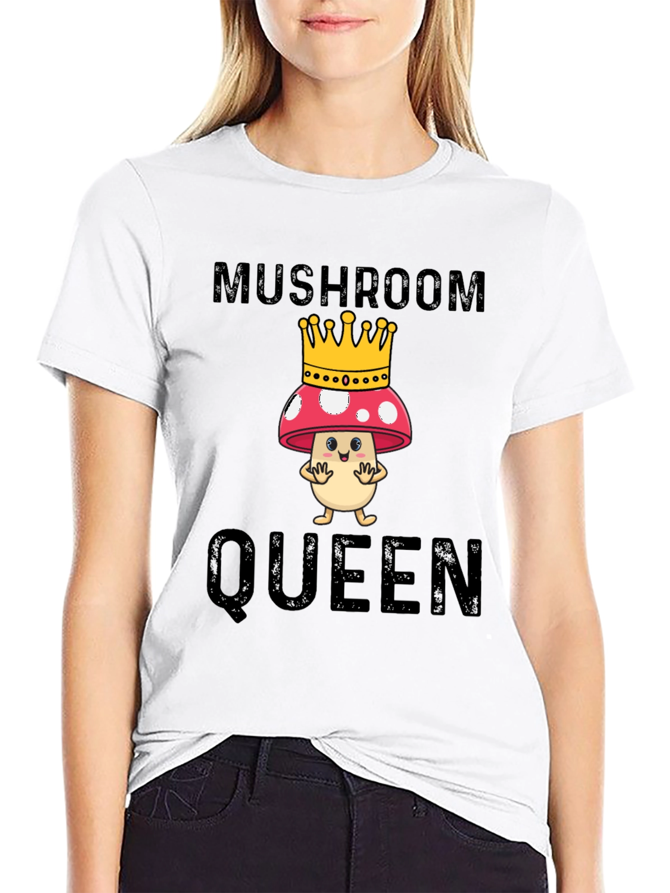 Mushroom Queen T-Shirt - Cute Graphic Tee