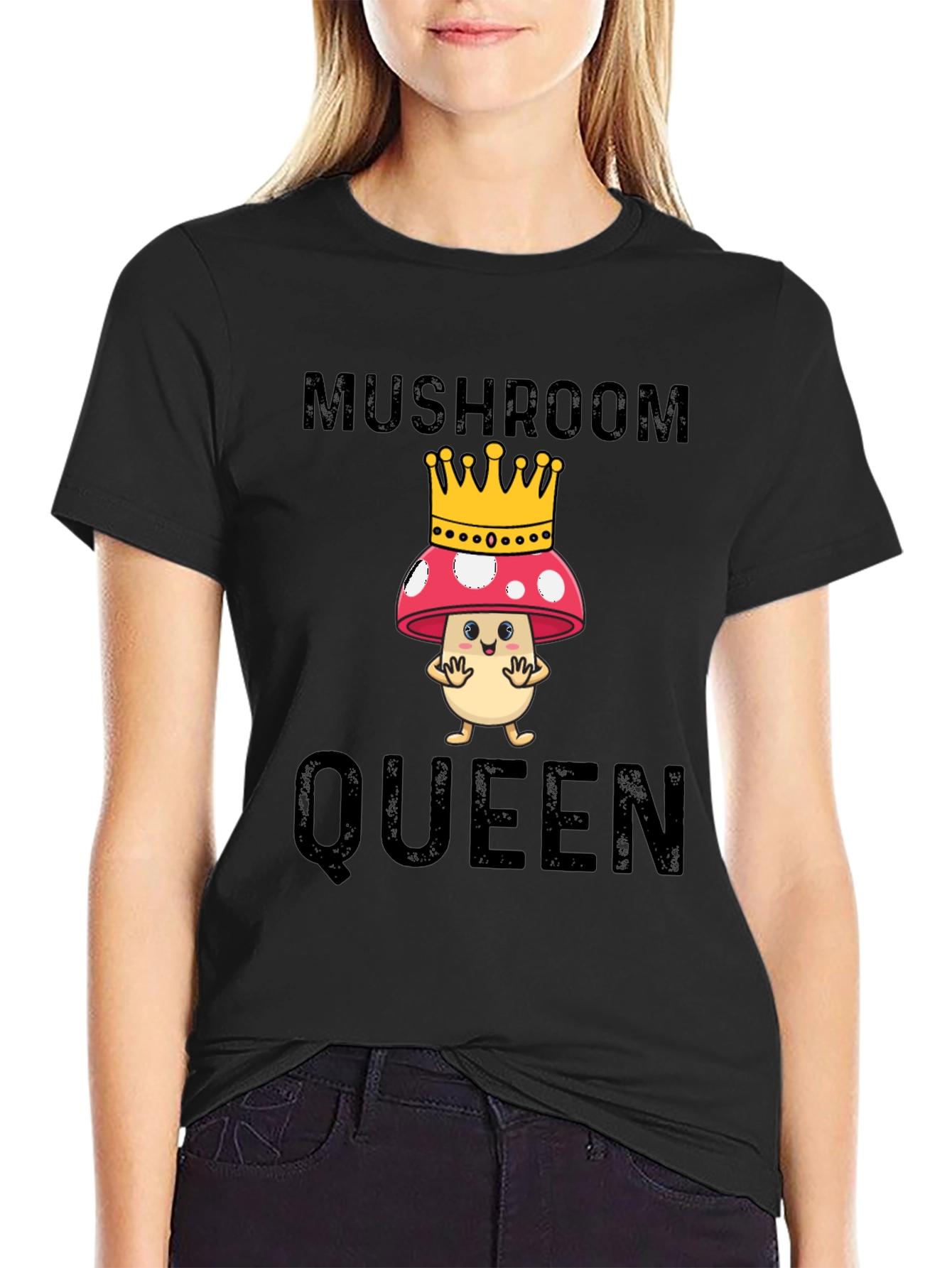 Mushroom Queen T-Shirt - Cute Graphic Tee