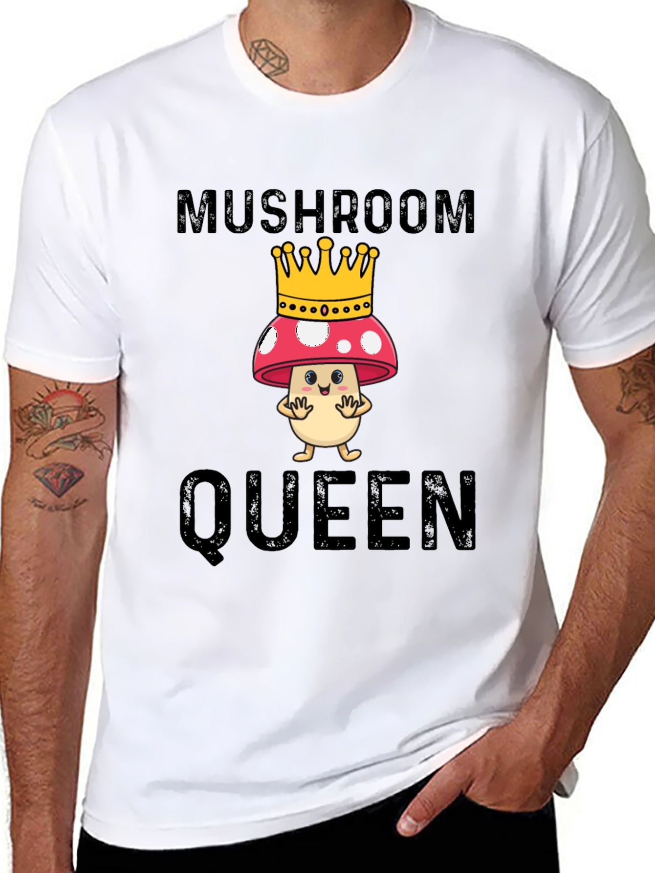 Mushroom Queen T-Shirt - Cute Graphic Tee