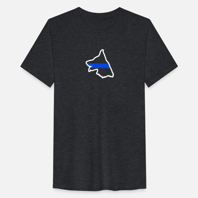 Police Thin Blue Silhouette