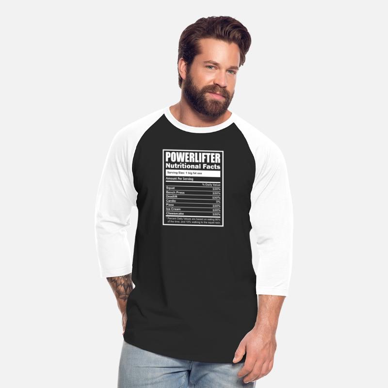 Powerlifter Nutritional Facts - Funny Powerlifting
