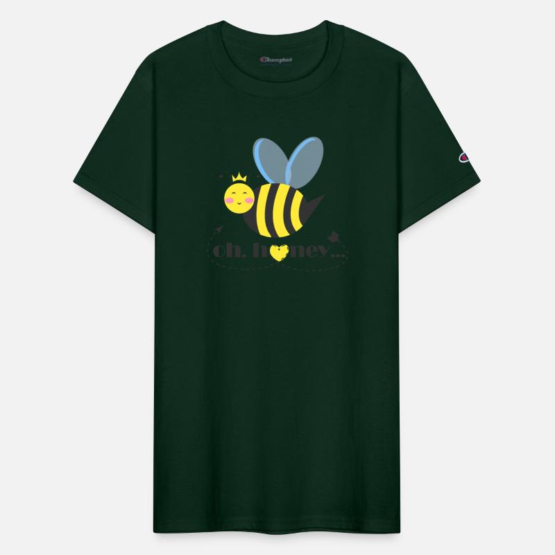 Princess Bee character with tiara says Oh Honey