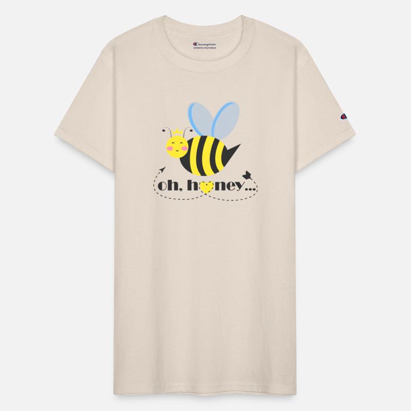 Princess Bee character with tiara says Oh Honey