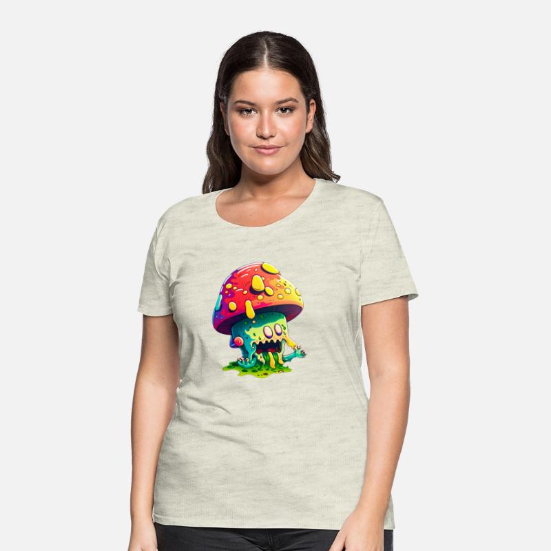 Psychedelic Dreamscape - Whimsical Mushroom Art Pr