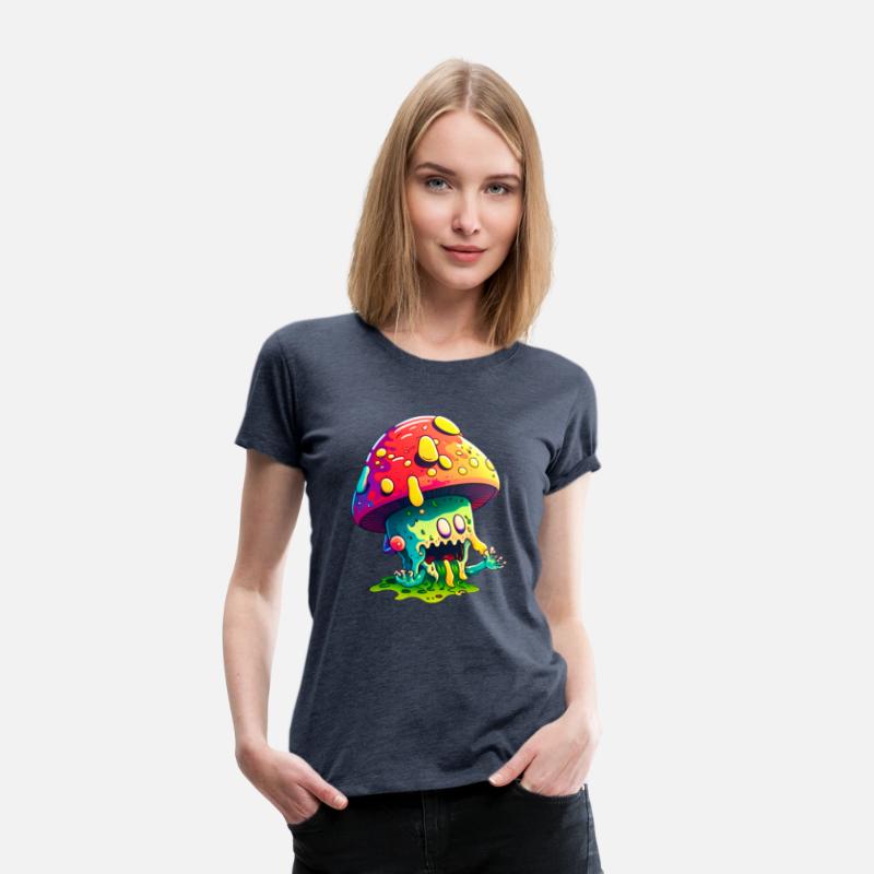 Psychedelic Dreamscape - Whimsical Mushroom Art Pr