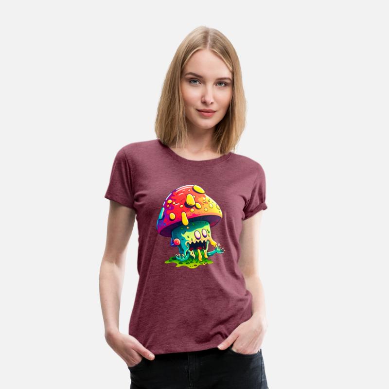 Psychedelic Dreamscape - Whimsical Mushroom Art Pr