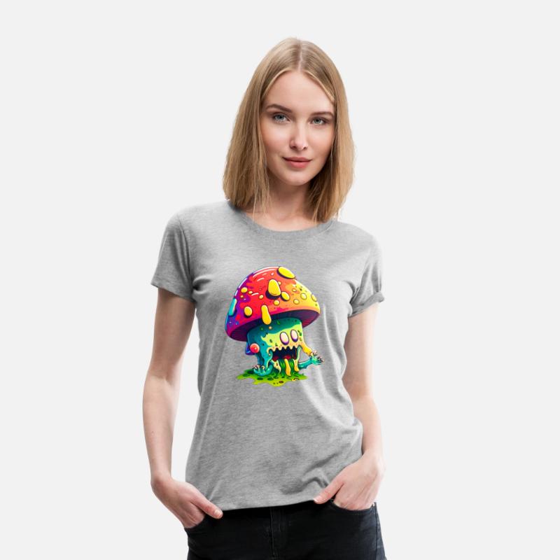 Psychedelic Dreamscape - Whimsical Mushroom Art Pr