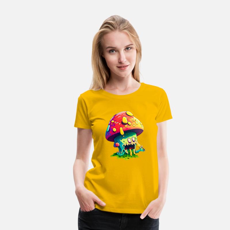 Psychedelic Dreamscape - Whimsical Mushroom Art Pr