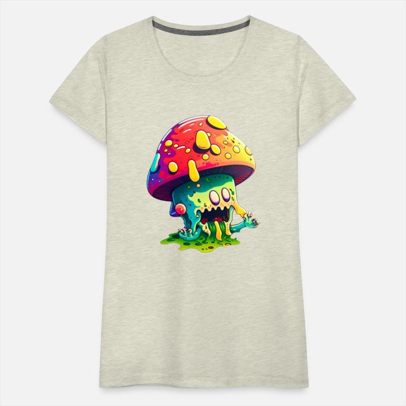 Psychedelic Dreamscape - Whimsical Mushroom Art Pr