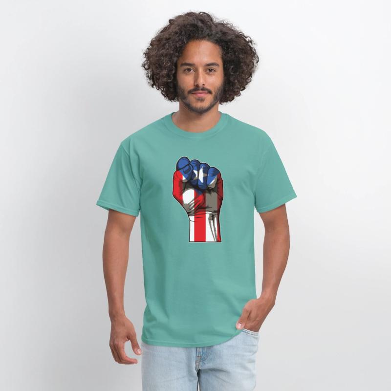 Puerto Rico Fist | Proud Boricua Flag