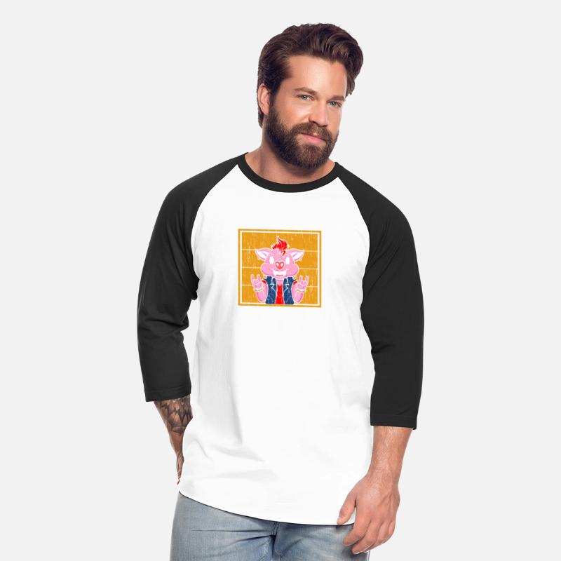 Punk Porker Farm Animal Piggy Farmer Pig Lover