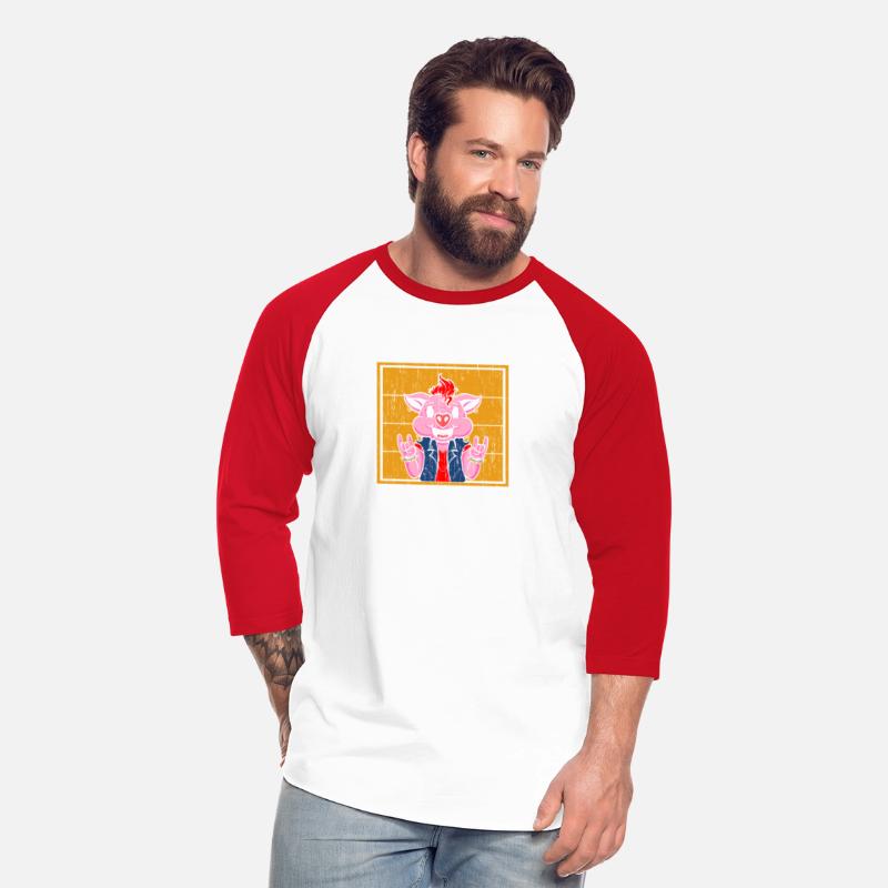 Punk Porker Farm Animal Piggy Farmer Pig Lover