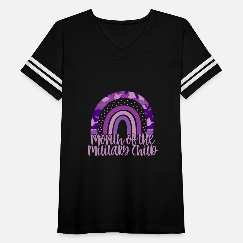 Purple Camouflage Rainbow For Month Of The Militar