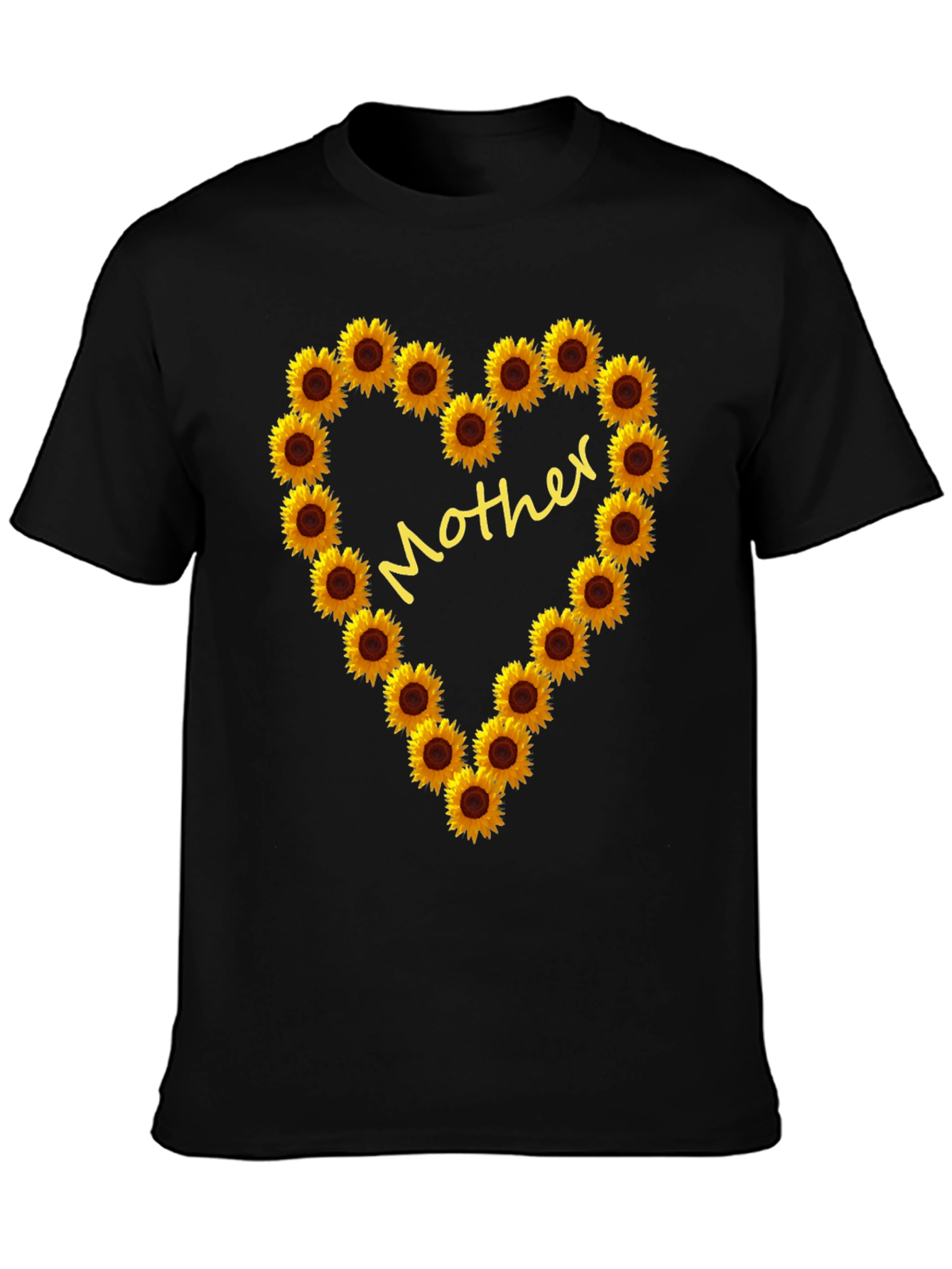 Sunflower Heart Mother Graphic Tee