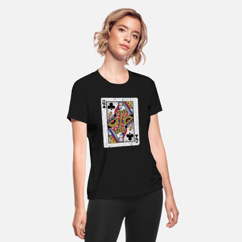 queen of clubs playing card