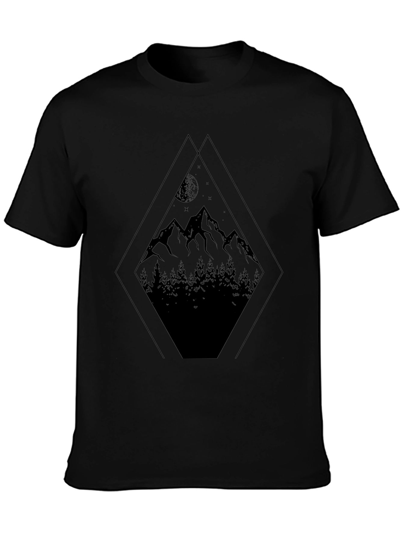 Mountainscape Graphic Tee - Dark Style