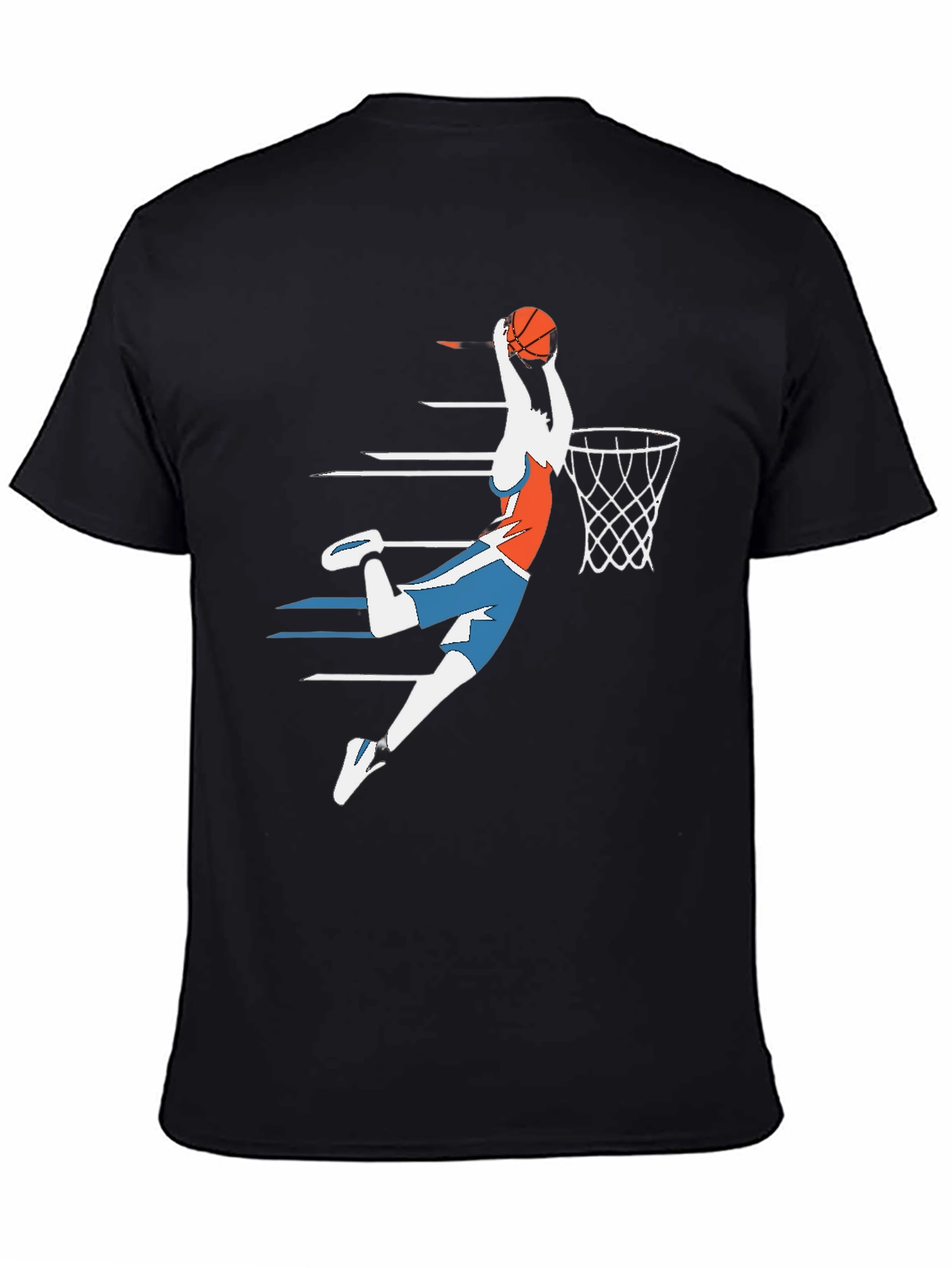 Basketball Slam Dunk Graphic Tee