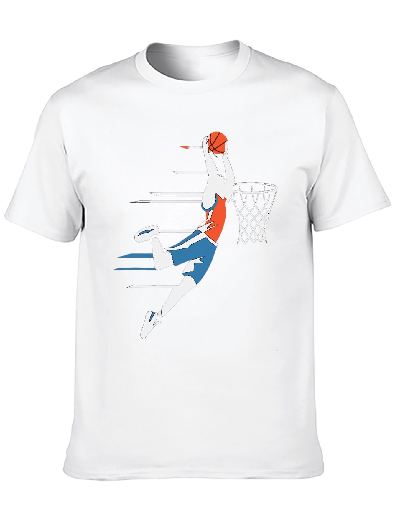 Basketball Slam Dunk Graphic Tee