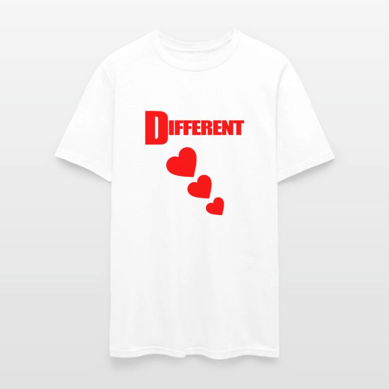 Red Different Hearts
