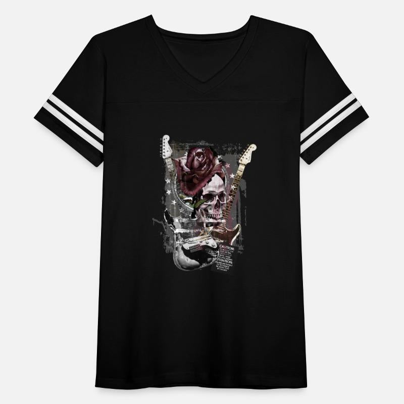 Red Rose Skull Guitars