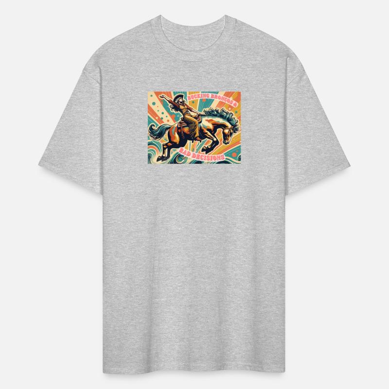 Retro 80's Cowgirl Rodeo Shirt – Bucking Broncos