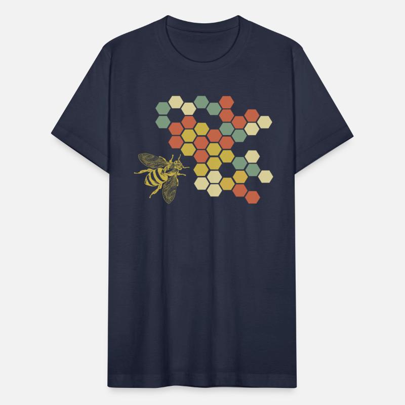 Retro Honeycomb Beekeeper