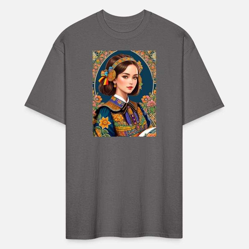 Retro Java Dutch Girl Batik Design