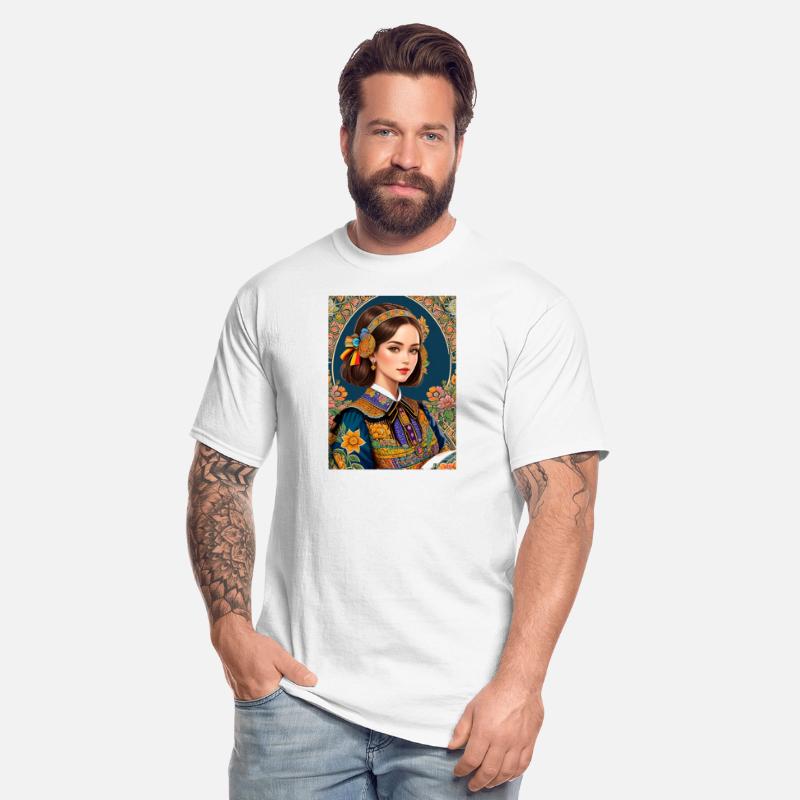 Retro Java Dutch Girl Batik Design