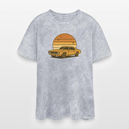 Retro Sunset Car Illustration